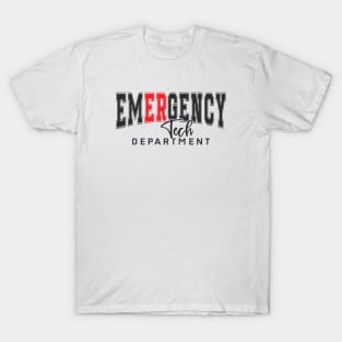 Emergency Department Emergency Room Tech Er Nurse Healthcare T-Shirt